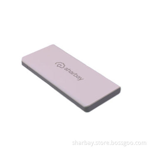 Dual USB Power Bank, 10,000mAh Capacity